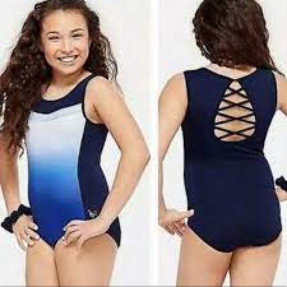 Justice Other - Justice Active Blue Ombre Leotard Size 20